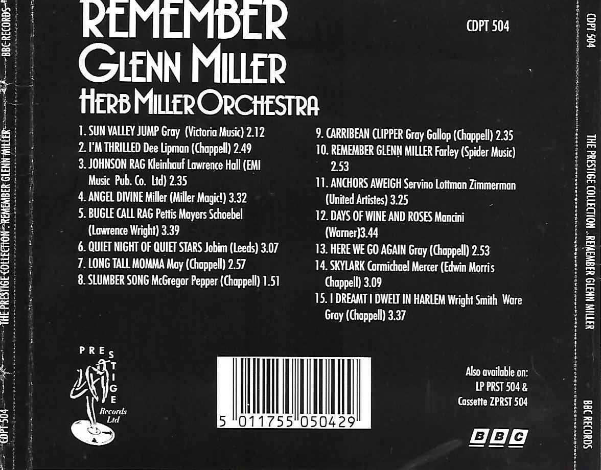 Back cover of CDPT 504